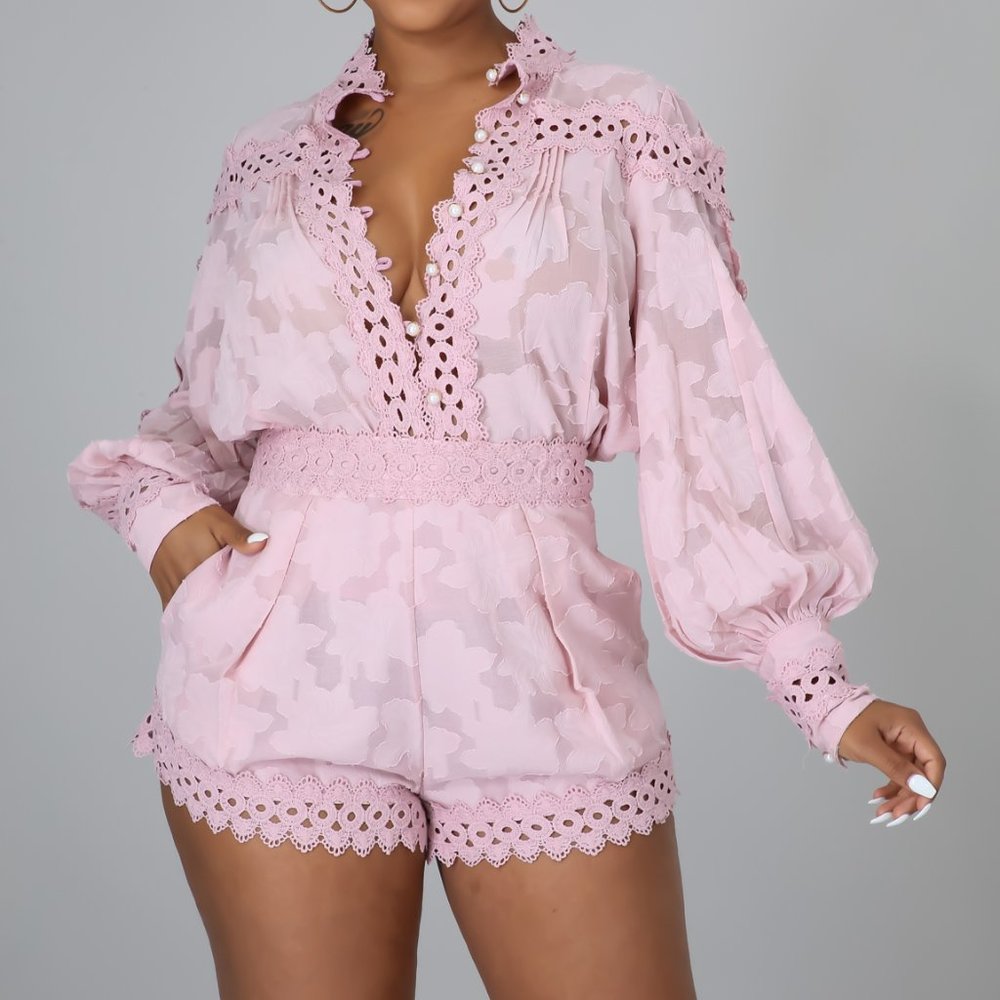Dusty Pink Shorts Set